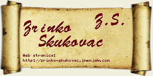 Zrinko Skukovac vizit kartica